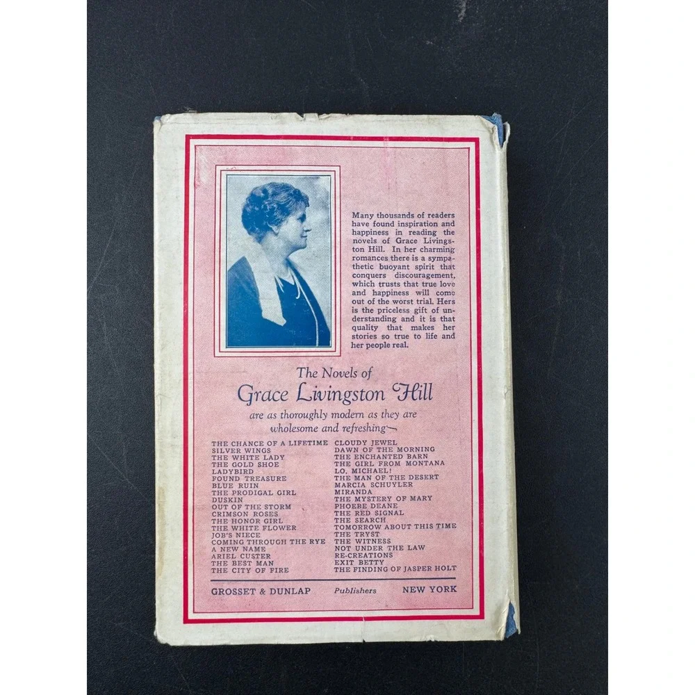The Patch‎ of Blue Grace Livingston Hill 1932 Vintage Hardcover Grosset & Dunlap